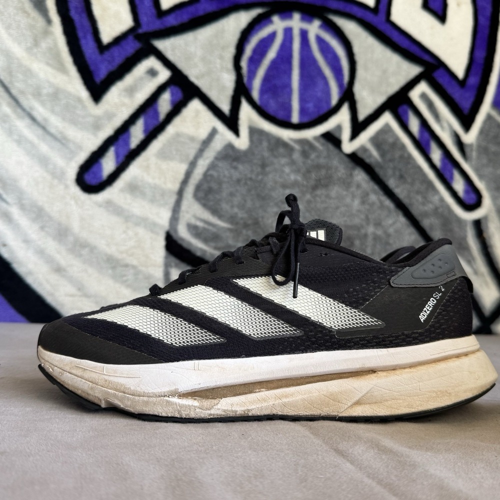 Size 10.5 - Adidas Adizero SL2 Black Zeroā Metallic IF6748